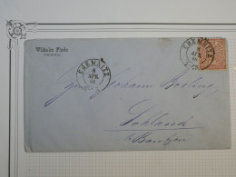 DD14 CONF. DU NORD   ALLEMAGNE  BELLE LETTRE PRIVEE 1868   PETIT BUREAU CHEMNITZ   A   SOHLAND  +TEXTE +AFF. PLAISANT+++ - Covers & Documents