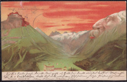 Gest. Titlis, Killinger No 101 1898, Briefmarke Entfernt - Andere & Zonder Classificatie