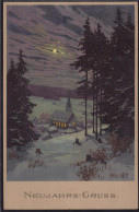 Gest. Neujahr Sign. Paul Hey 1906 - Andere & Zonder Classificatie