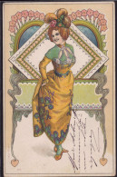 Gest. Feine Dame Sign. A. Sockl Wien 1902 - Otros & Sin Clasificación