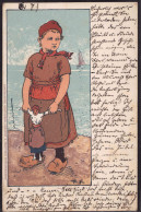 Gest. Von Der Waterkant Karte 5 Sign. Kallmorgen 1899, Bug 3cm - Other & Unclassified