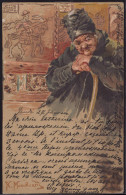 Gest. Russische Großmutter Sign. Makowski 1899, EK 1,2 Cm - Sonstige & Ohne Zuordnung