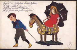 Kinder Spielzeug Humor Sign. 1907 - Other & Unclassified
