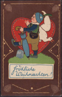 Gest. Weihnachten Lebkuchen Prägekarte 1910 - Other & Unclassified