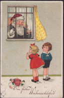 Gest. Weihnachten Weihnachtsmann Kinder 1921 - Sonstige & Ohne Zuordnung