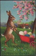 Gest. Ostern Hase Eier 1913 - Ostern