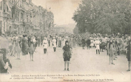BELGIQUE - Liège - Joyeuse Entrée De Leurs Majestés Le  Roi Et La Reine Des Belges - Animé - Carte Postale Ancienne - Liege