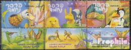 Israel 1521-1523 Dreierstreifen Mit Tab (kompl.Ausg.) Postfrisch 1999 TV Serie Für Vorschulkinder - Unused Stamps (with Tabs)
