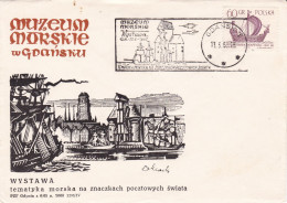 Poland POLAND, Poland, 1965 Museum Morskie Wystawa Spec Env. - Briefe U. Dokumente