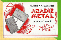 BUVARD @ Blotting Paper : Papier A Cigarettes ABADIE METAL Cartonné - Tabaco & Cigarrillos