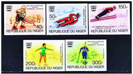 Olympische Spelen  1976 , Niger  - Zegels  Postfris - Winter 1976: Innsbruck
