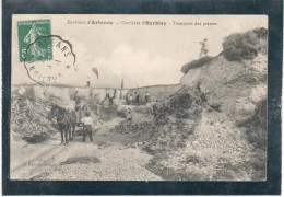 45 LOIRET - ARTENAY Environs, Carrières D'Herblay, Transport Des Pierres - Artenay