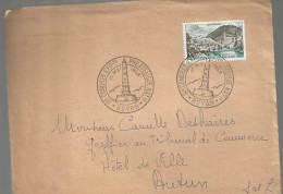 Lettre Expo Philatélique ROYAN Du 25 Mai 1958 - Briefmarkenmessen