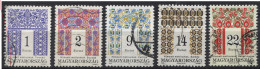 Hongrie 1995 - YT 3488 - 3496 - 3498 - 3499 Et 3500 (o) - Usati