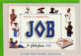 BUVARD :Papier Cigarettes JOB Le Monde - Tabaco & Cigarrillos