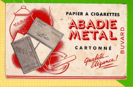 BUVARD & Blotting Paper : Papier A Cigarettes ABADIE METAL  Cartonné - Cartoleria