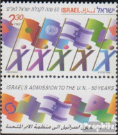 Israel 1515 Mit Tab (kompl.Ausg.) Postfrisch 1999 Vereinte Nationen - Unused Stamps (with Tabs)