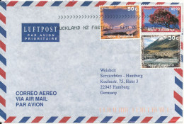 New Zealand Air Mail Cover Sent To Germany 1998 - Corréo Aéreo