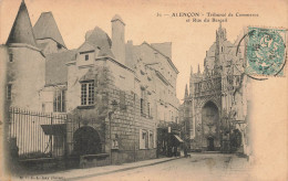 Alençon * Tribunal De Commerce Et La Rue Du Bercail - Alencon