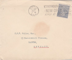Australien Brief Mit Maschinenwerbestempel Sydney 1927 Nach Hamburg - Covers & Documents
