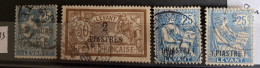 Ex-colonies - Levant - YT 11,17,20 - Used Stamps