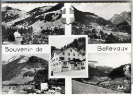 74  SOUVENIR DE BELLEVAUX  CPM MULTIVUES  1950 / 60 - Bellevaux