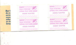 CARNET CODE POSTAL - 44000 NANTES LILAS - Blocks Und Markenheftchen