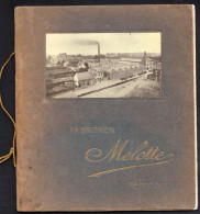 1911 LIVRET PUBLICITAIRE - FABRIQUES MELOTTE  A REMICOURT - 25 BLZ - FABRIQUE A ECREMER - ONTROMER VAN MELK - Publicidad