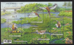 TAIWAN 2017 FAUNA Animals BIRDS - Fine S/S MNH - Unused Stamps