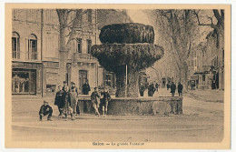 CPA - SALON (B Du R) - La Grande Fontaine - Salon De Provence