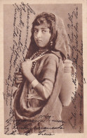 1934 Ragazza Araba Ente Dopolovaro Per La Cirenaica Libia 30 Cent. Cartolina - Cirenaica