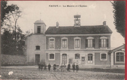 Lot 4  Cartes " Seine-et Marne " Nandy - La Mairie 2 ) Nemours . L'écluse  .3 ) Montereau  Ave  De La Gare.  4) Hôpital - Savigny Le Temple