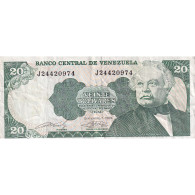 Billet, Venezuela, 20 Bolivares, 1989, 1989-09-07, KM:63b, TB+ - Venezuela