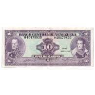 Billet, Venezuela, 10 Bolívares, 1990, 1990-05-31, KM:61d, TTB - Venezuela