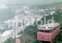 60s PEAK TRAM HONG KONG HK CHINA 35mm DIAPOSITIVE TOURISTIC SLIDE Not PHOTO No FOTO NB2762 - Diapositives