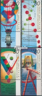 Israel 1262-1265 Mit Tab (kompl.Ausg.) Postfrisch 1993 Physikalische Gesetze - Unused Stamps (with Tabs)