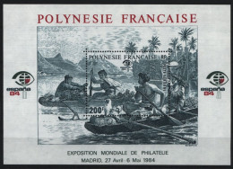 Franz. Polynesien 1984 - Mi-Nr. Block 9 ** - MNH - Schiffe / Ships - Neufs