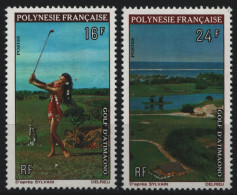 Franz. Polynesien 1974 - Mi-Nr. 175-176 ** - MNH - Golf - Neufs