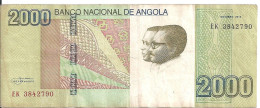 ANGOLA 2000 KWANZAS 2012 VF P 157 A - Angola