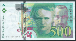 France - 500 Francs - 1994 -  P016546665 -     --  .LAURA 12308 - 500 F 1994-2000 ''Pierre En Marie Curie''