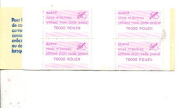 CARNET CODE POSTAL - 76000 ROUEN LILAS - Blokken & Postzegelboekjes