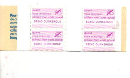 CARNET CODE POSTAL - 59240 DUNKERQUE LILAS - Blocchi & Libretti