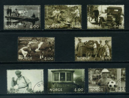 Norway 1999 - Norway 2000, 2nd Series, Full Set Of 8 Used (CTO) Stamps. - Gebraucht