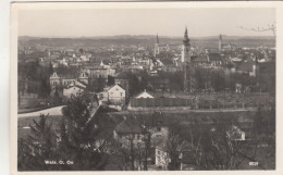 D6623) WELS - OÖ - Brücke Häuser Kirchen ALT - Wels