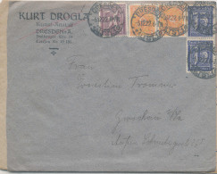 Gest., Brief Konvolut Von 7 Stck. Briefe Deutsches Reich Um 1922 Zumeist Geschäftspost - Sonstige & Ohne Zuordnung