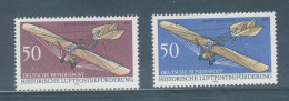 ** BRD Michel 1523 50 Pfg. Grade Eindecker In Rotbraun, Probedruck Auf Orig. Platte, Beigefügt Ausführliches Attest - Autres & Non Classés