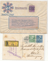 Gest., Brief Konvolut Von 19 Stck. Belege Deutschland/Österreich Ohne Zusammenhang, Wühlposten - Other & Unclassified
