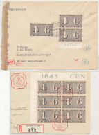 Gest., Brief Schweiz, Konvolut Von 7 Stck. Briefe Mit Militärzensur 1943 - Other & Unclassified