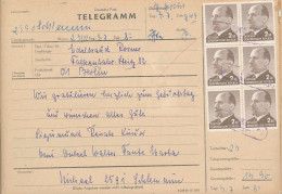 DDR 25 Stck. Telegramme Zumeist Mit Ulbricht.Frankaturen, Einige Besonderheiten, Bitte Ansehen! - Other & Unclassified