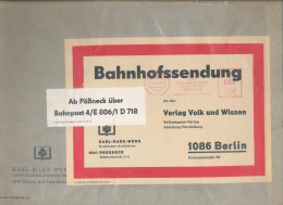 Bahnhofssendung Pössneck Berlin 1986 - Sonstige & Ohne Zuordnung